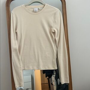 Aritzia HomeStretch Rib Crew Long sleeve Shirt